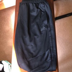 ADIDAS all black tapered jogger pants